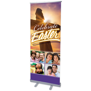 Easter Celebrate 2'7" x 6'7"  Vinyl Banner