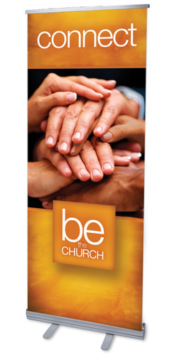 Banners, Faith in Action, Be the Church Connect, 2'7 x 6'7