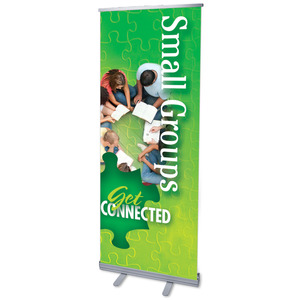 Youre Connected Small Groups 2'7" x 6'7"  Vinyl Banner
