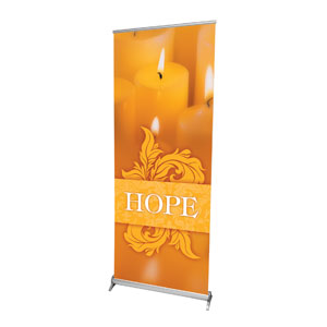 Together for the Holidays Hope 2'7" x 6'7"  Vinyl Banner