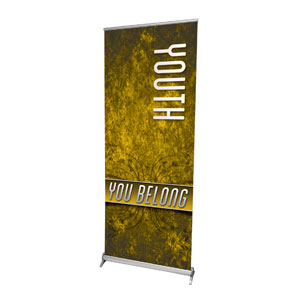 You Belong Youth 2'7" x 6'7"  Vinyl Banner