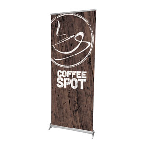 Coffee Spot 2'7" x 6'7"  Vinyl Banner