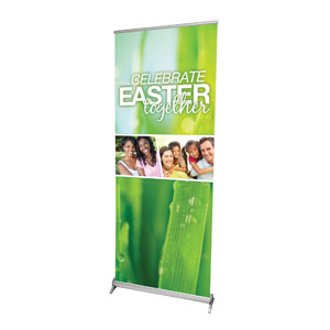 Easter Together 2'7" x 6'7"  Vinyl Banner