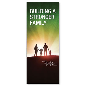 The Family Project 2'7" x 6'7"  Vinyl Banner