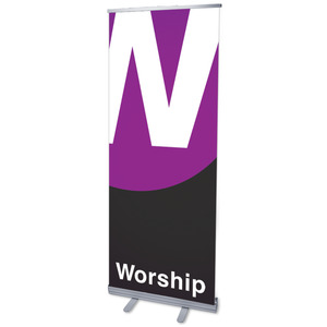 Metro Worship 2'7" x 6'7"  Vinyl Banner