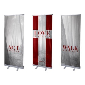 Micah Mist  2'7" x 6'7"  Vinyl Banner