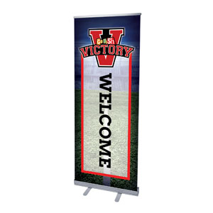Go Fish Victory Welcome 2'7" x 6'7"  Vinyl Banner