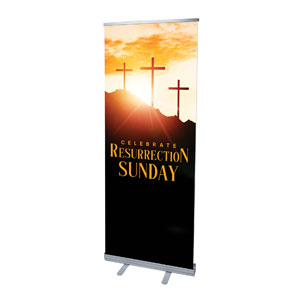 Resurrection Sunday 2'7" x 6'7"  Vinyl Banner