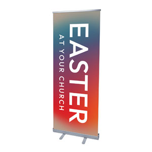 Reveal Easter 2'7" x 6'7"  Vinyl Banner