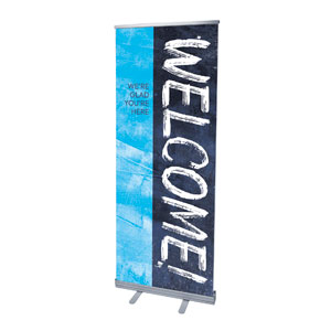 Blue Revival 2'7" x 6'7"  Vinyl Banner