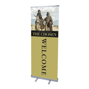 The Chosen Christmas 2'7" x 6'7"  Vinyl Banner