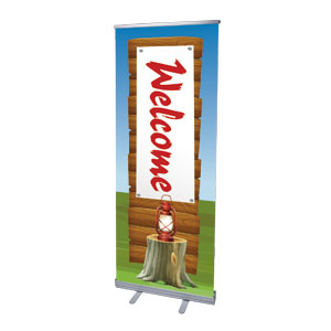Adventure Kids Welcome 2'7" x 6'7"  Vinyl Banner