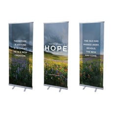 Easter Brings Hope Flowers Triptych 