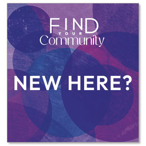 Find Your Community New Here StickUp