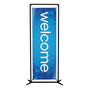 Scrolls Welcome 2' x 6' Banner