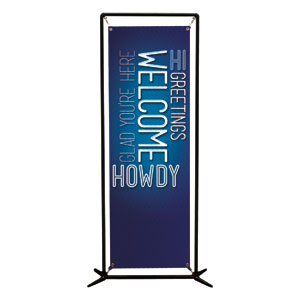 Words Welcome 2' x 6' Banner