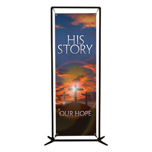 His Story Our Hope M 2' x 6' Banner