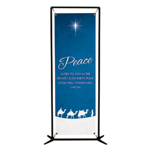 Advent Peace 2' x 6' Banner