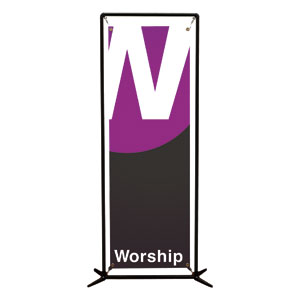 Metro Worship 2' x 6' Banner