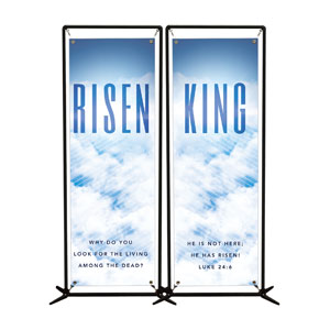 Risen King 2' x 6' Banner