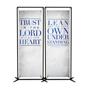 Trust The Lord Pair 2' x 6' Banner