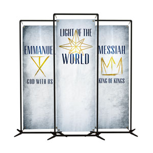 Light of the World Star 2' x 6' Banner