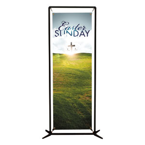 Easter Hillside 2' x 6' Banner