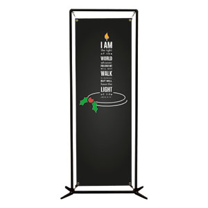 Light of the World Candle 2' x 6' Banner