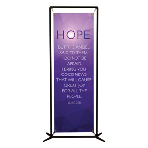 Advent Luke 2 Hope 2' x 6' Banner