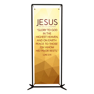Advent Luke 2 Jesus 2' x 6' Banner