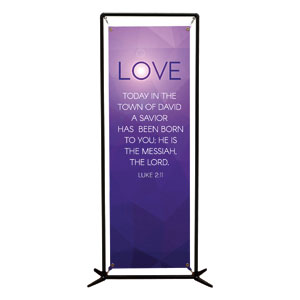 Advent Luke 2 Love 2' x 6' Banner