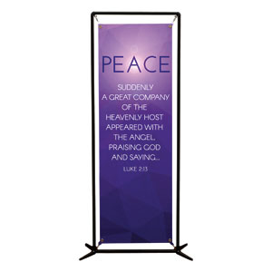 Advent Luke 2 Peace 2' x 6' Banner