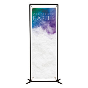 Celebrate Watercolor Easter 2' x 6' Banner