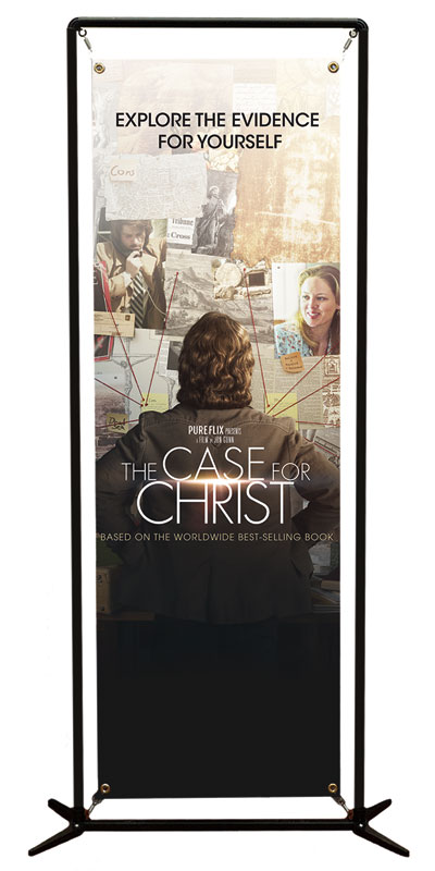 Banners, Case for Christ, The Case for Christ Movie, 2' x 6'