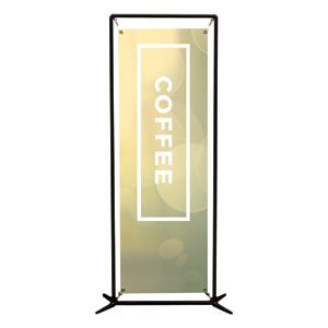 Shimmer Coffee 2' x 6' Banner
