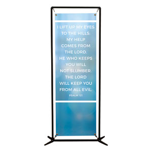 Shimmer Psalm 121 2' x 6' Banner