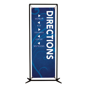 Flourish Directional 2' x 6' Banner