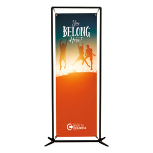 BTCS You Belong Here Kids 2' x 6' Banner