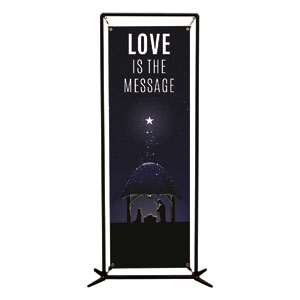 Love Is the Message 2' x 6' Banner