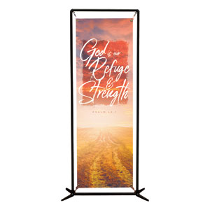 Beautiful Praise Refuge and Strength 2' x 6' Banner