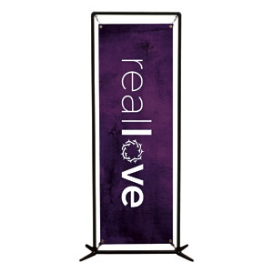 Real Love Crown 2' x 6' Banner