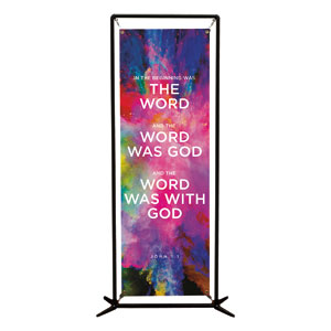 Back to Church Easter Scripture 2' x 6' Banner