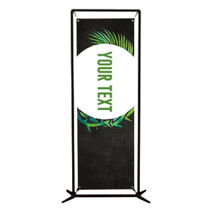 Easter Palm Crown Your Text 2' x 6' Banner