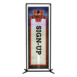 Go Fish Victory Sign Up 2' x 6' Banner