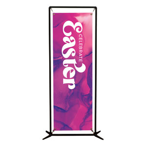 Celebrate Easter Watercolor 2' x 6' Banner