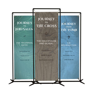 Easter Journey Trio 2' x 6' Banner
