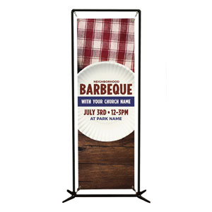 Barbeque Plate 2' x 6' Banner