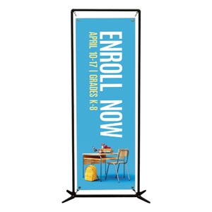 Enroll Now Desk 2' x 6' Banner