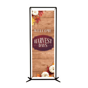 Harvest Days 2' x 6' Banner