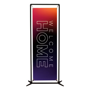 Welcome Home 2' x 6' Banner